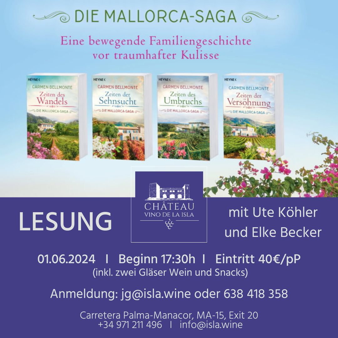 Die Mallorca-Saga – Lesung der Autorinnen – in deutscher Sprache